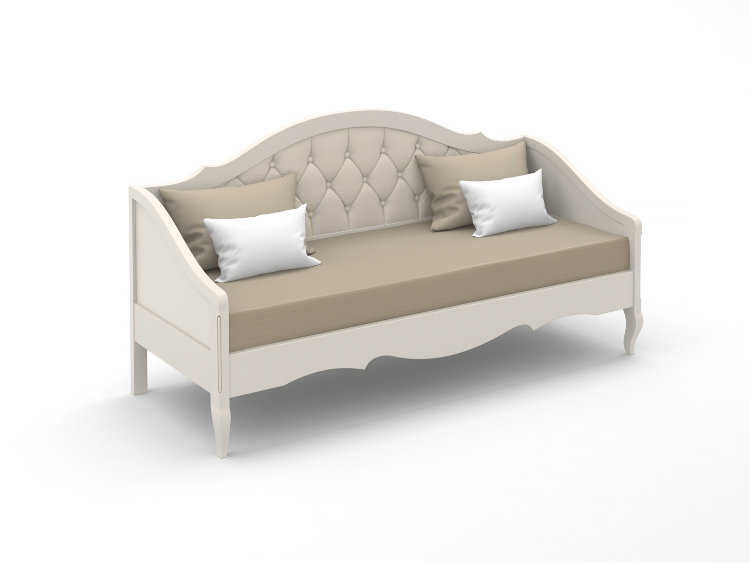 Кровать "Анджелика" с каретной стяжкой  